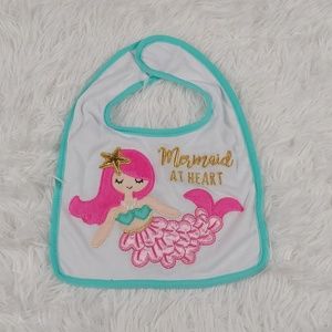 NWOT Mermaid Baby Bib